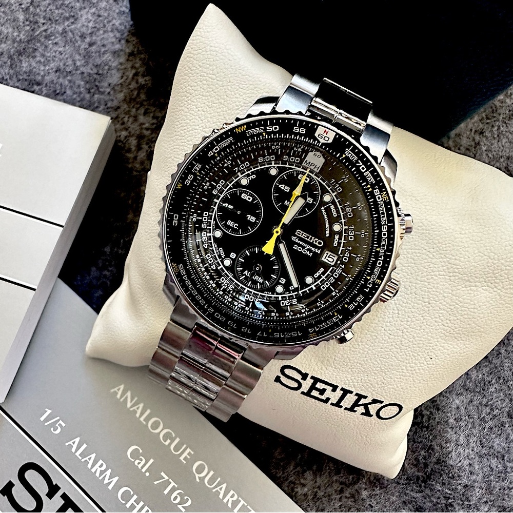 SEIKO Men’s Pilot Watch | SNA411P1